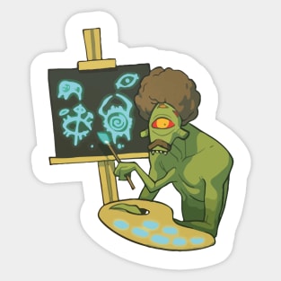 Vortigaunt the painter Sticker